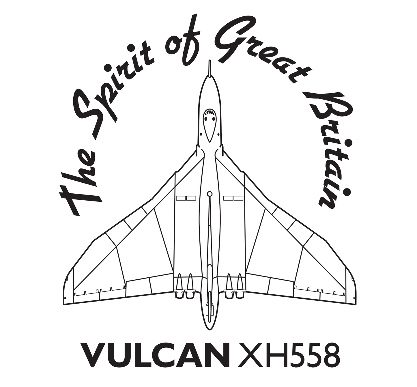 Danvm Dry Gin - Vulcan XH558 Blue Steel Edition 70cl (click VTSST online store)