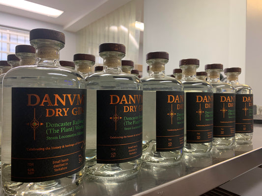 Danvm Dry Gin - Doncaster Railway (The Plant) Works - Steam Locomotive Edition 70cl - Exclusive Batch #1 pre-release